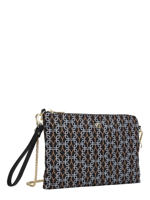 AUDREY Sac &agrave; main avec bandouli&egrave;re cha&icirc;ne NOIR - Sacs pour Femme