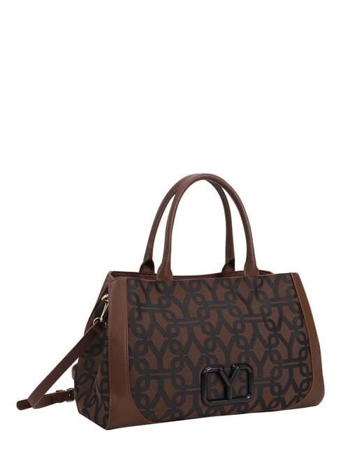 GRACE Sac &agrave; main L, avec bandouli&egrave;re tabac - Sacs pour Femme