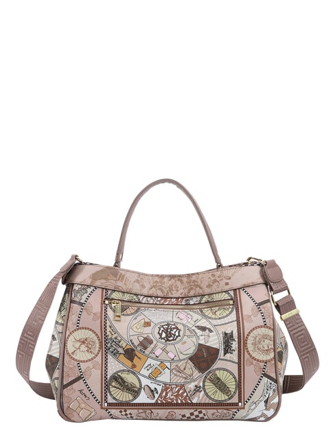 FASHIONOPOLY Sac &agrave; main avec bandouli&egrave;re rougir - Sacs pour Femme