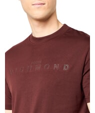 JOHN RICHMOND SOULOKU T-shirt avec logo en relief chocolat amer - T-shirt - 2