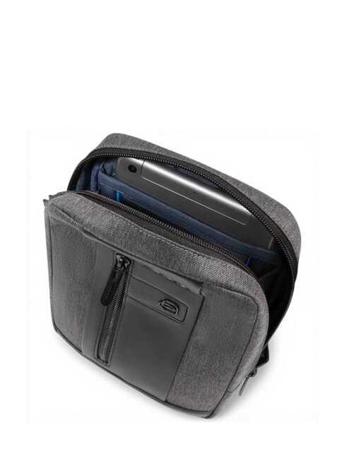 BRIEF 2 Sac d'&eacute;paule gris - Sacs en Bandouli&egrave;res pour Homme