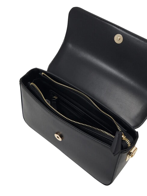 TONGA RE Sac bandouli&egrave;re &agrave; rabat noir - Sacs pour Femme