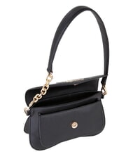 MARIO VALENTINO UNIKA Petit sac bandouli&egrave;re &agrave; rabat noir - Sacs pour Femme - 4