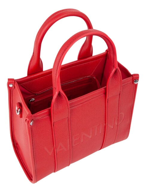 SYRIA RE Petit sac &agrave; main &agrave; deux bandouli&egrave;res rouge - Sacs pour Femme