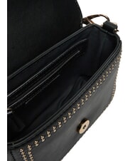 MARIO VALENTINO SHINE RE Sac &agrave; rabat et bandouli&egrave;re noir - Sacs pour Femme - 4