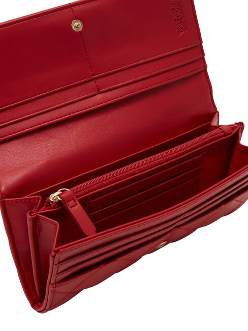 OCARINA Grand portefeuille matelass&eacute; rouge - Portefeuilles Femme