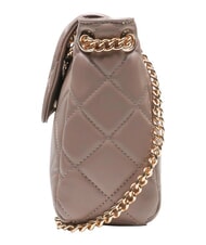MARIO VALENTINO OCARINA Sac matelass&eacute; avec anses en cha&icirc;ne taupe - Sacs pour Femme - 3