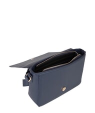 MARIO VALENTINO RISED RE Sac bandouli&egrave;re &agrave; rabat bleu - Sacs pour Femme - 4