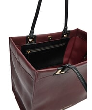 MARIO VALENTINO POST RE Sac shopping avec pochette vin/noir - Sacs pour Femme - 5