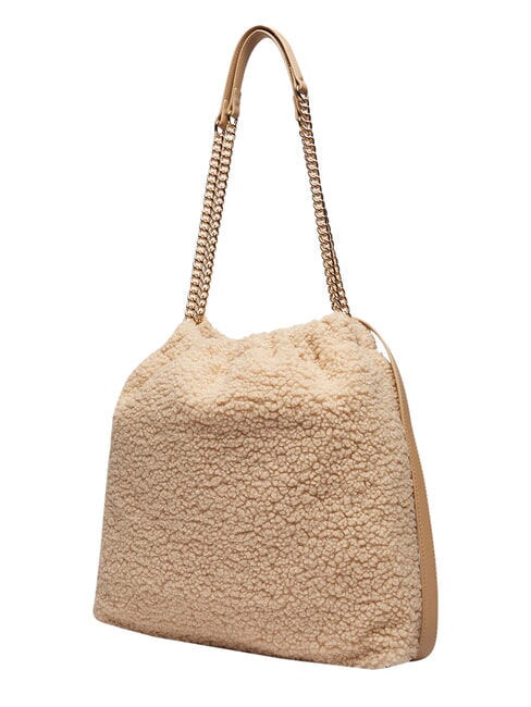 QUBE sac bandouli&egrave;re beige - Sacs pour Femme