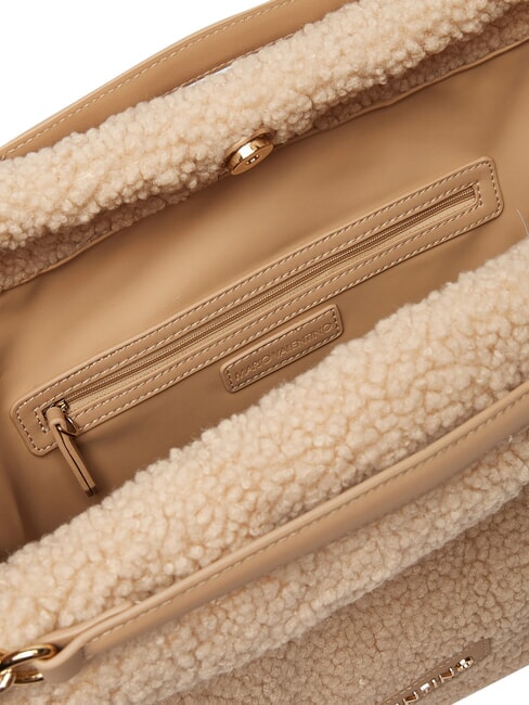 QUBE sac bandouli&egrave;re beige - Sacs pour Femme