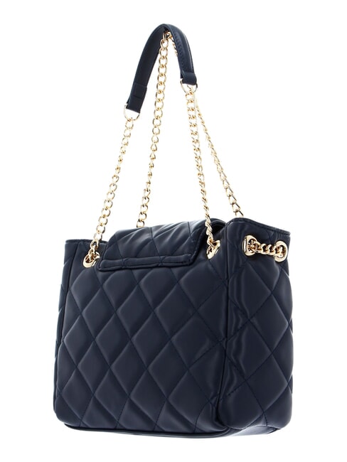 OCARINA Sac matelass&eacute; avec anses en cha&icirc;ne bleu - Sacs pour Femme