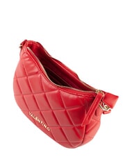 MARIO VALENTINO OCARINA Petit sac bandouli&egrave;re matelass&eacute;, avec bandouli&egrave;re rouge - Sacs pour Femme - 4