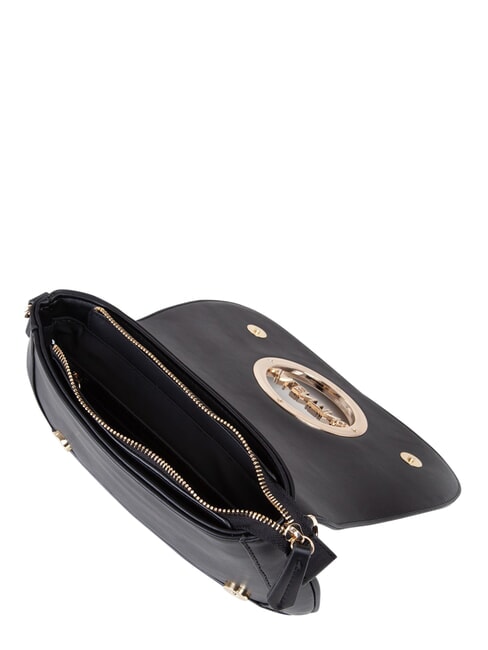 MOSES Sac bandouli&egrave;re &agrave; rabat noir - Sacs pour Femme