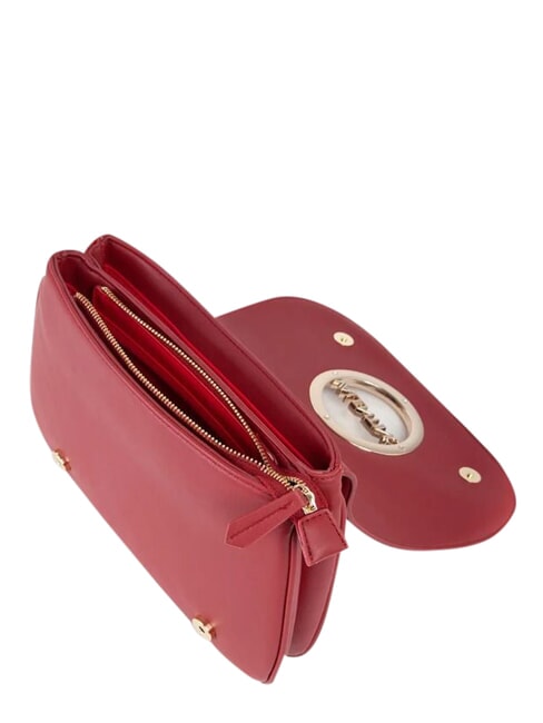 MOSES Sac bandouli&egrave;re &agrave; rabat rouge fonc&eacute; - Sacs pour Femme