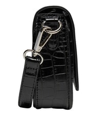 MARIO VALENTINO MIRAMAR Mini sac bandouli&egrave;re &agrave; rabat noir - Sacs pour Femme - 3