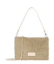 MARIO VALENTINO NABILAH Pochette avec strass et bandouli&egrave;re or - Sacs pour Femme - 3