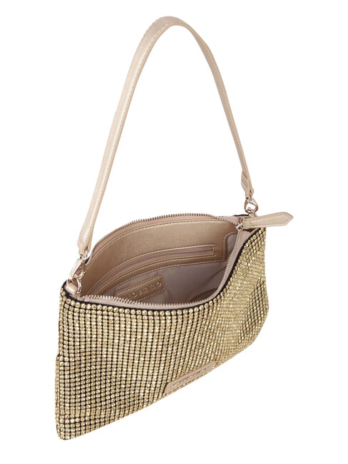 NABILAH Pochette avec strass et bandouli&egrave;re or - Sacs pour Femme