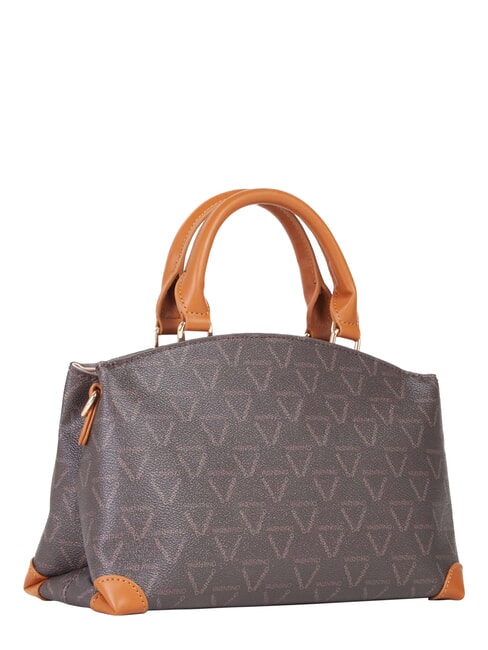 LADY RE Sac &agrave; main avec bandouli&egrave;re marron fonc&eacute;/cuir - Sacs pour Femme