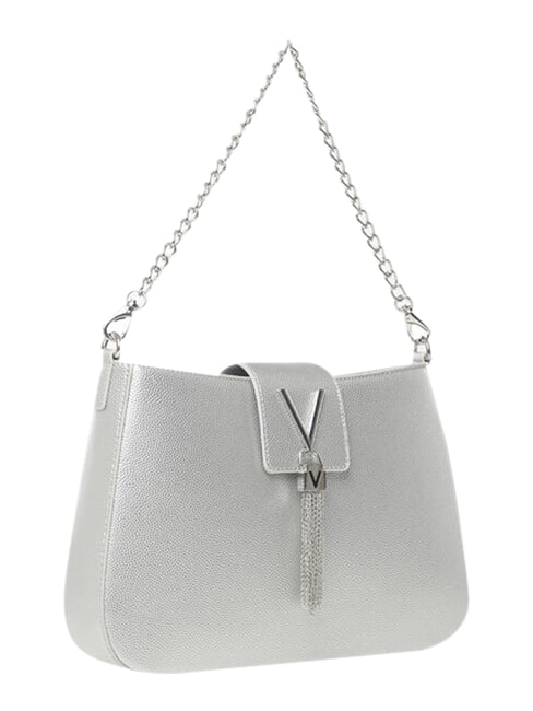 DIVINA Sac convertible matelass&eacute; argent - Sacs pour Femme