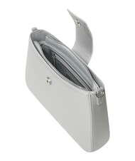 MARIO VALENTINO DIVINA Sac convertible matelass&eacute; argent - Sacs pour Femme - 4