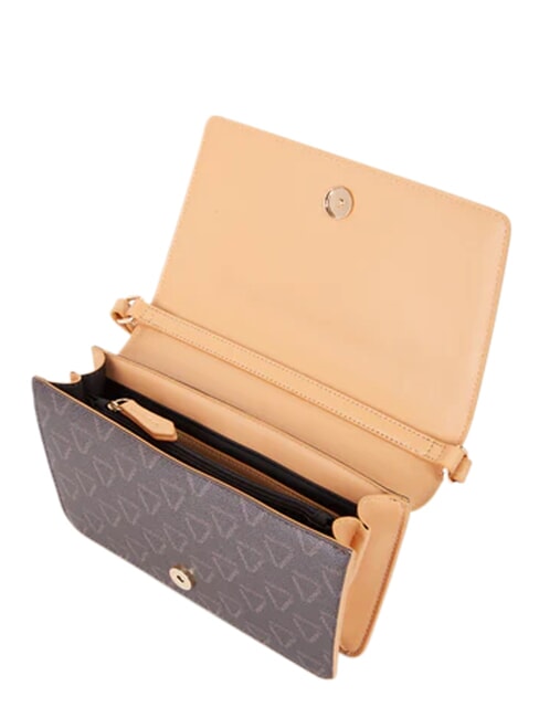 LADY RE Sac bandouli&egrave;re, double portabilit&eacute; beige/multicolore - Sacs pour Femme