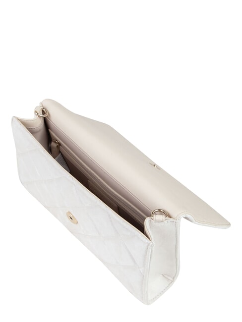 CHARLOTTE Pochette avec bandouli&egrave;re cha&icirc;ne &eacute;cru - Sacs pour Femme