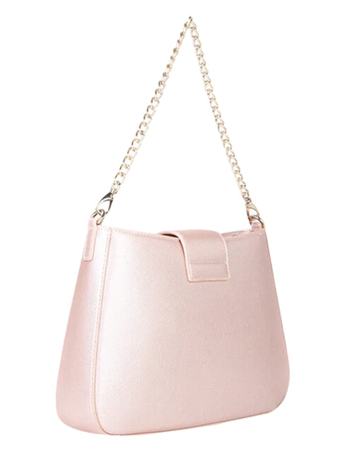 DIVINA Sac convertible matelass&eacute; rose m&eacute;tallique - Sacs pour Femme