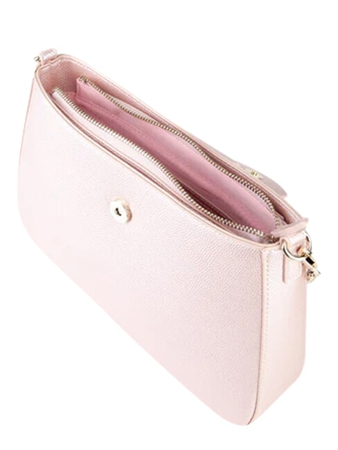 DIVINA Sac convertible matelass&eacute; rose m&eacute;tallique - Sacs pour Femme