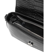 MARIO VALENTINO CONSCIOUS RE Sac bandouli&egrave;re &agrave; rabat noir - Sacs pour Femme - 5