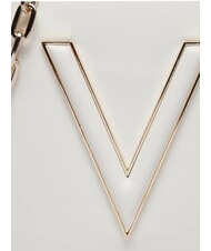 MARIO VALENTINO CONEY Sac bandouli&egrave;re &agrave; rabat blanc - Sacs pour Femme - 5