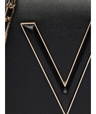 MARIO VALENTINO CONEY Sac bandouli&egrave;re &agrave; rabat noir - Sacs pour Femme - 5