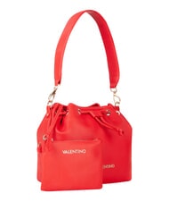 MARIO VALENTINO BRIXTON Mini sac seau, avec bandouli&egrave;re rouge - Sacs pour Femme - 4