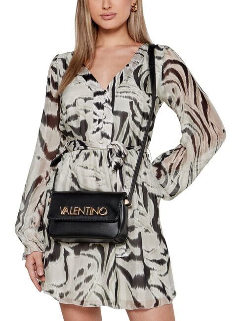 CAPRICE Mini sac bandouli&egrave;re &agrave; rabat noir - Sacs pour Femme