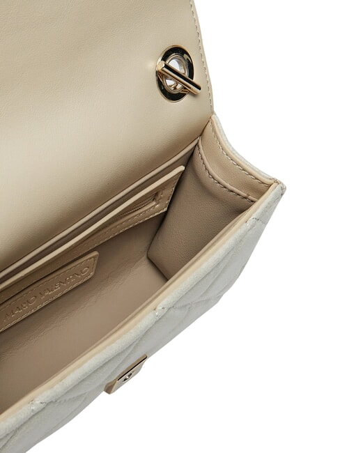 CHARLOTTE Mini sac bandouli&egrave;re &agrave; rabat &eacute;cru - Sacs pour Femme