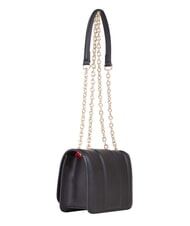 MARIO VALENTINO BRASS Mini sac bandouli&egrave;re &agrave; rabat noir - Sacs pour Femme - 2
