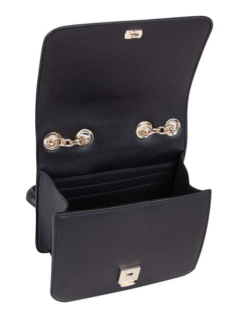 BRASS Mini sac bandouli&egrave;re &agrave; rabat noir - Sacs pour Femme