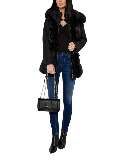 BRASS Sac bandouli&egrave;re &agrave; rabat noir - Sacs pour Femme