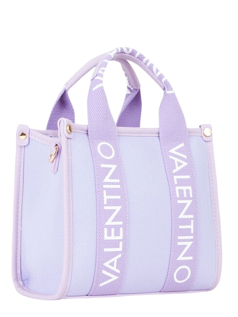 CANDLE Petit sac &agrave; main en toile lilas - Sacs pour Femme