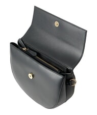 MARIO VALENTINO BIGS B Sac bandouli&egrave;re &agrave; rabat noir - Sacs pour Femme - 3