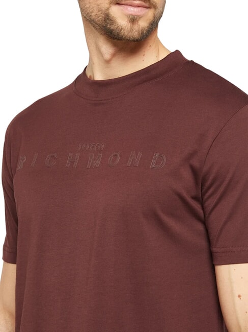 SOULOKU T-shirt avec logo en relief chocolat amer - T-shirt