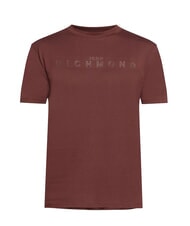 JOHN RICHMOND SOULOKU T-shirt avec logo en relief chocolat amer - T-shirt - 5