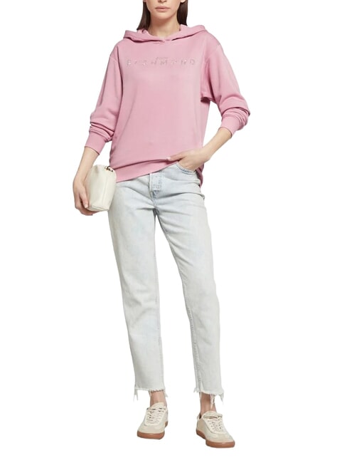 SEHUANE Sweatshirt &agrave; capuche orchid&eacute;e rose - Sweat-shirts pour femmes