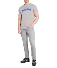 JOHN RICHMOND PALGI T-shirt &agrave; manches courtes cercle gris - T-shirt - 4