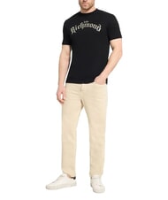 JOHN RICHMOND PALGI T-shirt &agrave; manches courtes noir/noir - T-shirt - 4