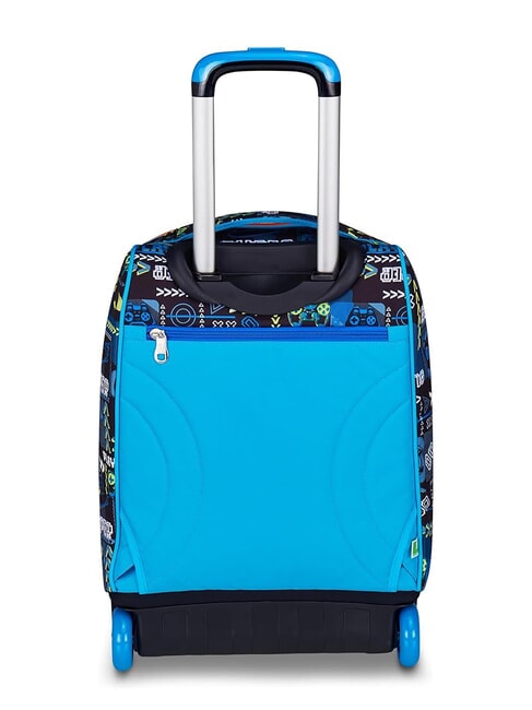 FACCE DA SJ Sac &agrave; dos &agrave; roulettes ROUGE VIF - Sacs &agrave; dos &agrave; roulettes