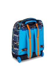 SJGANG FACCE DA SJ Sac &agrave; dos &agrave; roulettes ROUGE VIF - Sacs &agrave; dos &agrave; roulettes - 3