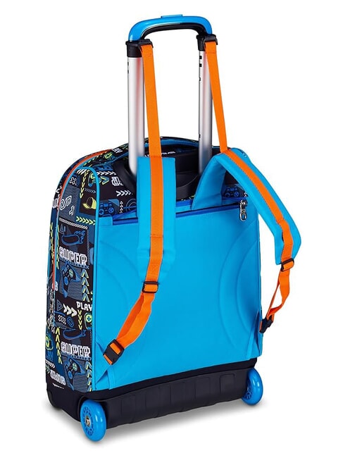 FACCE DA SJ Sac &agrave; dos &agrave; roulettes ROUGE VIF - Sacs &agrave; dos &agrave; roulettes