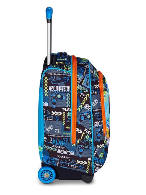 FACCE DA SJ Sac &agrave; dos &agrave; roulettes ROUGE VIF - Sacs &agrave; dos &agrave; roulettes