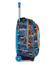 SJGANG FACCE DA SJ Sac &agrave; dos &agrave; roulettes ROUGE VIF - Sacs &agrave; dos &agrave; roulettes - 5